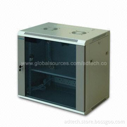 Wall-mounted Server Rack with 60kg Static Loading and Adjustable Costars/Feet